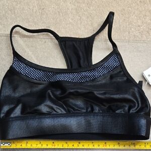 Black Women's Sports Bra, Korak, NWT, XS